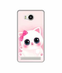 Amazon Brand - Solimo Designer Babby Kitty UV Printed Soft Back Case Mobile Cover for Lenovo A7700