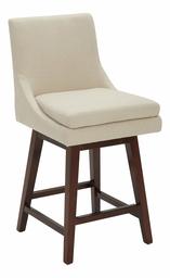 Amazon Brand – Stone & Beam Alaina Contemporary High-Back Swivel Seat Counter Stool, 39