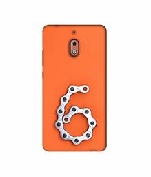 Amazon Brand - Solimo Designer Number Six 3D Printed Hard Back Case Mobile Cover for Nokia 2.1