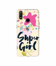 Amazon Brand - Solimo Designer Super Girl 3D Printed Hard Back Case Mobile Cover for Realme 3 Pro