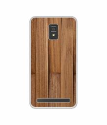 Amazon Brand - Solimo Designer Wooden Art UV Printed Soft Back Case Mobile Cover for Lenovo A6600