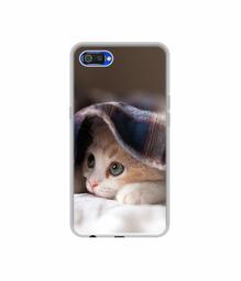 Amazon Brand - Solimo Designer Sleepy Kitten UV Printed Soft Back Case Mobile Cover for Realme C2