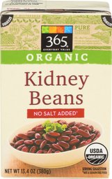 365 Everyday Value, Organic Kidney Beans, No Salt Added, 13.4 oz