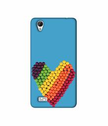 Amazon Brand - Solimo Designer Ball Heart 3D Printed Hard Back Case Mobile Cover for Vivo Y31