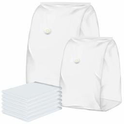 UMI Jumbo Cube Vacuum Storage Bags, Extra Large Compressed Space Saver Bags 3pack(80X100X38)+3pack(50X70X30) cm, No Need Pumps for Travel, Space Bags for Seasonal Clothes,Bedding, Blanket