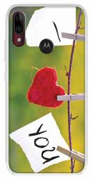 Amazon Brand - Solimo Designer Multicolor Love Design Printed Soft Back Case Mobile Cover for Motorola Moto E6s / Motorola Moto E6 Plus