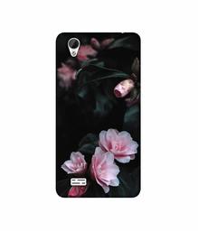 Amazon Brand - Solimo Designer Dark Flowers Photography 3D Printed Hard Back Case Mobile Cover for Vivo Y31