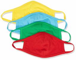 Quality Durables Kid's 4-Pack Reusable Face Covering, DO NOT USE, Little Kids