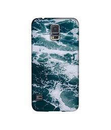 Amazon Brand - Solimo Designer Sea Waves 3D Printed Hard Back Case Mobile Cover for Samsung Galaxy S5 i9600