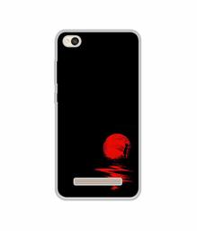 Amazon Brand - Solimo Designer Red Moon UV Printed Soft Back Case Mobile Cover for Mi Redmi 4A