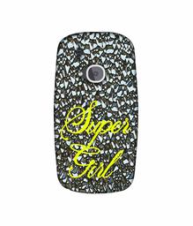 Amazon Brand - Solimo Designer Super Girl On Foil 3D Printed Hard Back Case Mobile Cover for Nokia 3310