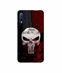 Amazon Brand - Solimo Designer Punisher Skull 3D Printed Hard Back Case Mobile Cover for Honor 9X