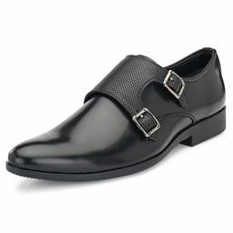 Nubeno Men's Black Formal Shoes-7 UK (41 EU) (3901)