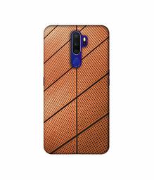 Amazon Brand - Solimo Designer Leather Texture 3D Printed Hard Back Case Mobile Cover for Oppo A9 (2020)