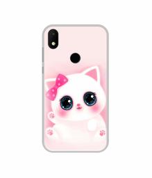 Amazon Brand - Solimo Designer Babby Kitty UV Printed Soft Back Case Mobile Cover for Micromax Canvas 2 Plus (2018)