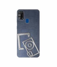 Amazon Brand - Solimo Designer Camera Embroidery 3D Printed Hard Back Case Mobile Cover for Samsung Galaxy M31