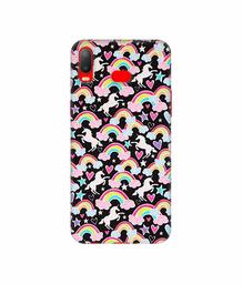 Amazon Brand - Solimo Designer Unicorn Texture 3D Printed Hard Back Case Mobile Cover for Samsung Galaxy A6s