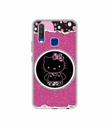 Amazon Brand - Solimo Designer Kitty with Glitter UV Printed Soft Back Case Mobile Cover for Vivo Y15