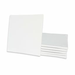 Eono by Amazon - Canvas Panels 13cm x 13cm Set de 6 Blank 100% Coton