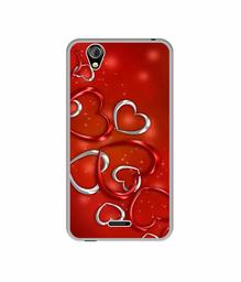 Amazon Brand - Solimo Designer Hearts UV Printed Soft Back Case Mobile Cover for Gionee P5 Mini