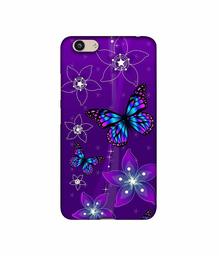 Amazon Brand - Solimo Designer Butterflies 3D Printed Hard Back Case Mobile Cover for Vivo Y53