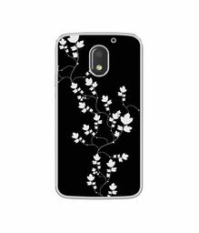 Amazon Brand - Solimo Designer Color Flowers UV Printed Soft Back Case Mobile Cover for Motorola Moto E3 Power