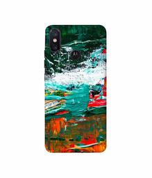 Amazon Brand - Solimo Designer Multicolor Glass Color 3D Printed Hard Back Case Mobile Cover for Motorola One Power