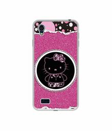 Amazon Brand - Solimo Designer Kitty with Glitter UV Printed Soft Back Case Mobile Cover for Vivo Y11