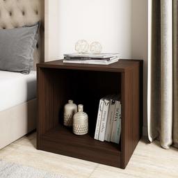 Amazon Brand - Solimo Zeus Engineered Wood Bedside Table (Walnut Finish)