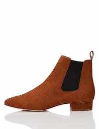 Amazon Brand - find. Simple Chelsea Boots, Brown), US 8.5