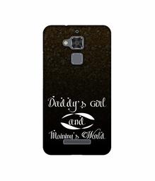 Amazon Brand - Solimo Designer Daddy's Girl and Mummy World UV Printed Soft Back Case Mobile Cover for Asus Zenfone 3 Max ZC520TL