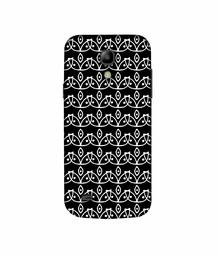 Amazon Brand - Solimo Designer White Flowers Pattern 3D Printed Hard Back Case Mobile Cover for Samsung Galaxy S4 Mini