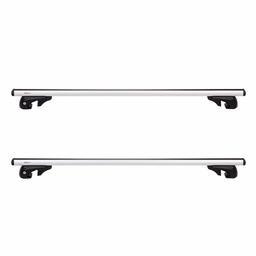 Amazonbasics 2-Piece Universal Cross Rail Roof Rack, 52 inches