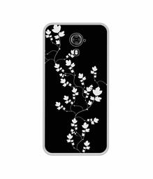 Amazon Brand - Solimo Designer Color Flowers UV Printed Soft Back Case Mobile Cover for Micromax Yu Yureka Black