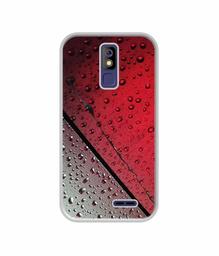 Amazon Brand - Solimo Designer Water Drop On Glass UV Printed Soft Back Case Mobile Cover for Panasonic P100