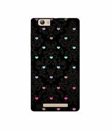 Amazon Brand - Solimo Designer Heart Texture UV Printed Soft Back Case Mobile Cover for Lava A97