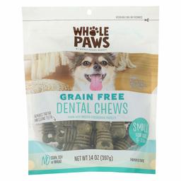 Whole Paws Grain Free Dental Chews, Small, 14 Oz