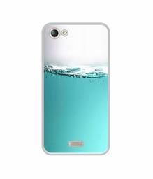 Amazon Brand - Solimo Designer Half Fill UV Printed Soft Back Case Mobile Cover for Lyf Water 11