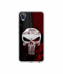 Amazon Brand - Solimo Designer Punisher Skull UV Printed Soft Back Case Mobile Cover for Vivo Y91i