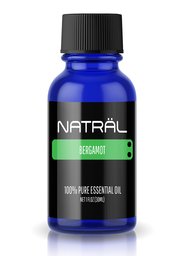 NATRÄL Bergamot, 100% Pure and Natural Essential Oil, Large 1 Ounce Bottle