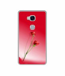 Amazon Brand - Solimo Designer Red Roses UV Printed Soft Back Case Mobile Cover for Huawei Honor 5X