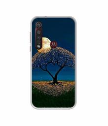 Amazon Brand - Solimo Designer Dark Night View UV Printed Soft Back Case Mobile Cover for Motorola Moto G8 Plus