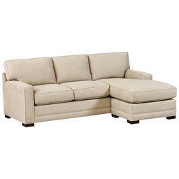 Amazon Brand – Stone & Beam Dalton Sofa Couch with Chaise, Sand