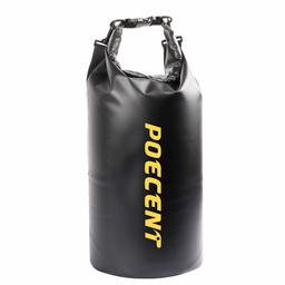 Poecent Bolsa Seca, 20 L, Bolsa Enrollable Que Mantiene el Equipo seco Kayak, Rafting, Barco, natación, Camping, Senderismo, Playa, Pesca, 1 Paquete