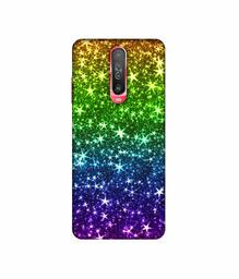 Amazon Brand - Solimo Designer Multicolor Stars 3D Printed Hard Back Case Mobile Cover for Poco X2 / Mi Redmi K30