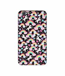 Amazon Brand - Solimo Designer Unicorn Texture UV Printed Soft Back Case Mobile Cover for Oppo F1S