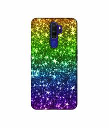 Amazon Brand - Solimo Designer Multicolor Stars 3D Printed Hard Back Case Mobile Cover for Oppo A9 (2020)