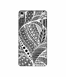 Amazon Brand - Solimo Designer Random White Pattern 3D Printed Hard Back Case Mobile Cover for Lenovo K3 Note