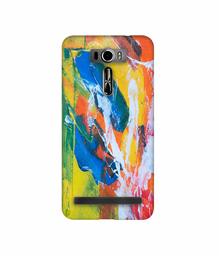 Amazon Brand - Solimo Designer Multicolor Paint On Wall 3D Printed Hard Back Case Mobile Cover for Asus Zenfone 2 Laser ZE601KL