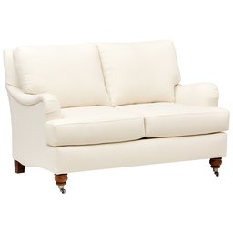 Amazon Brand – Stone & Beam Brandeberry Farmhouse Charles of London Loveseat, 58